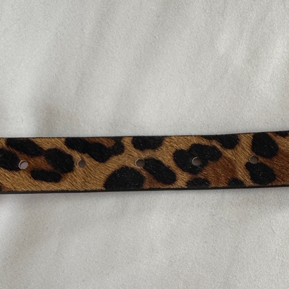 J Crew Calf Hair Belt in Leopard - Picture 5 of 8